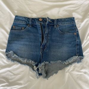 High Waisted Jean Shorts